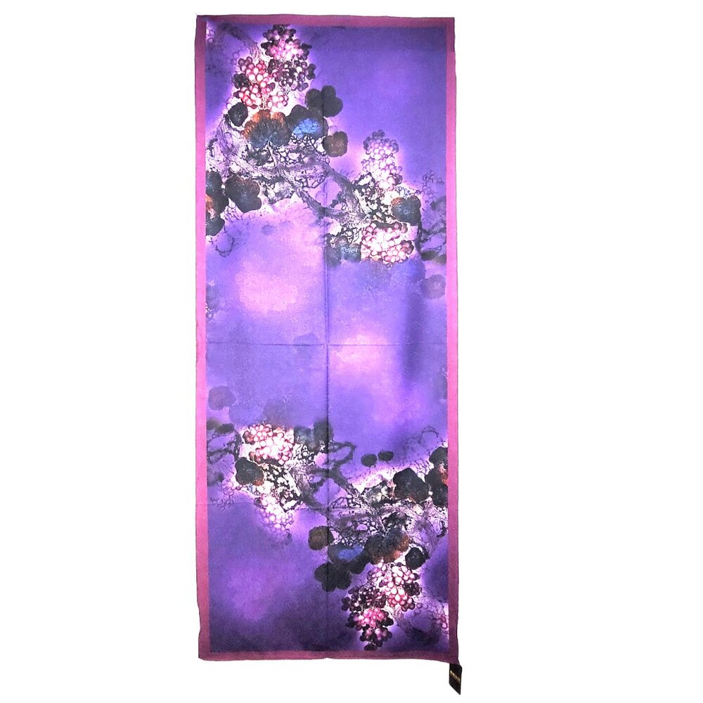 NWT Double-Sided Silk Scarf 27"x70" Long Rectangle Shawl Wrap 3316